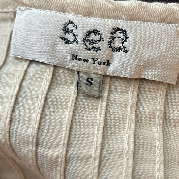 Sea New York Everleigh Eyelet Puff Sleeve top cream -size small - Picture 3 of 4